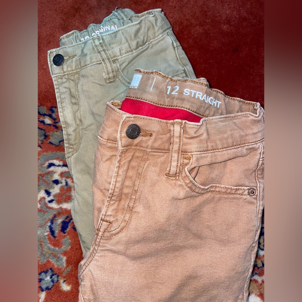 Two pair fleece line pants size 12